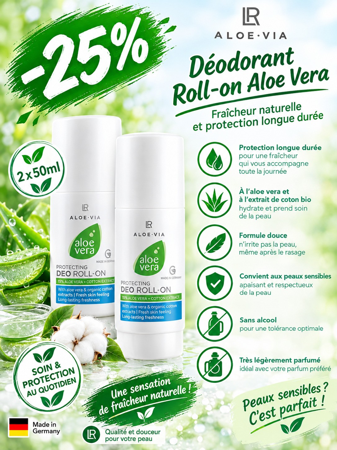 Déodorant Aloe Vera