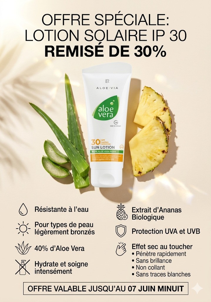 Lotion Solaire SPF 30