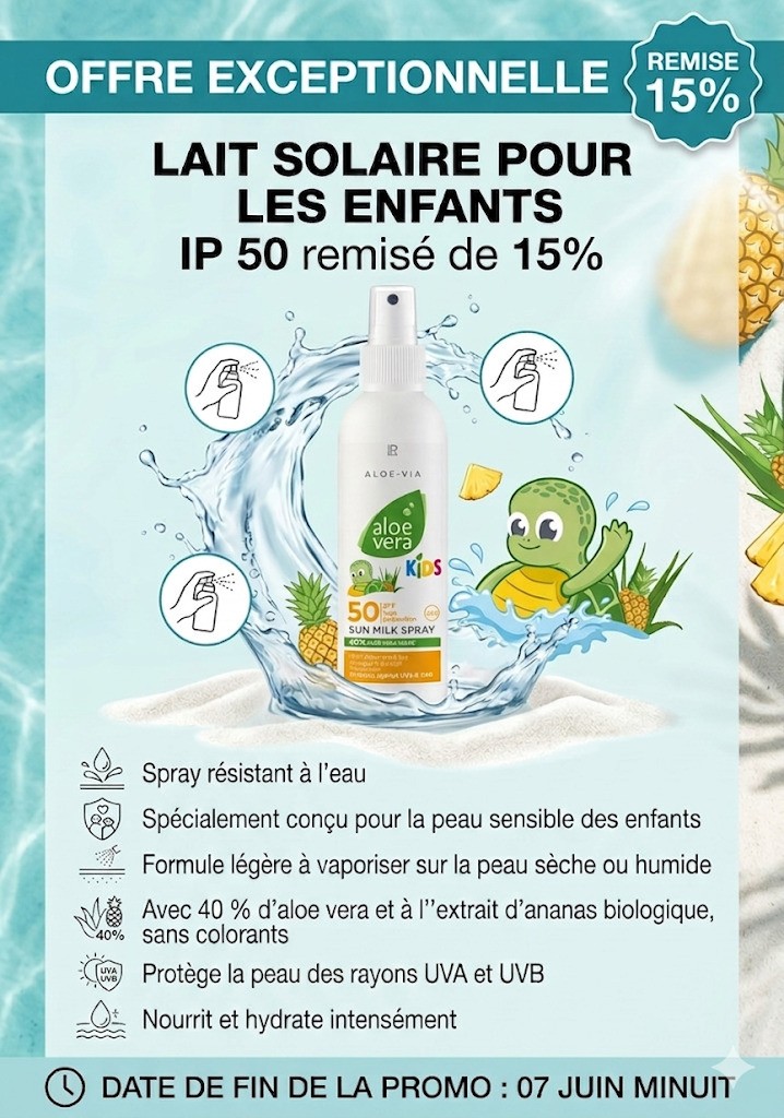Lotion Solaire Enfants