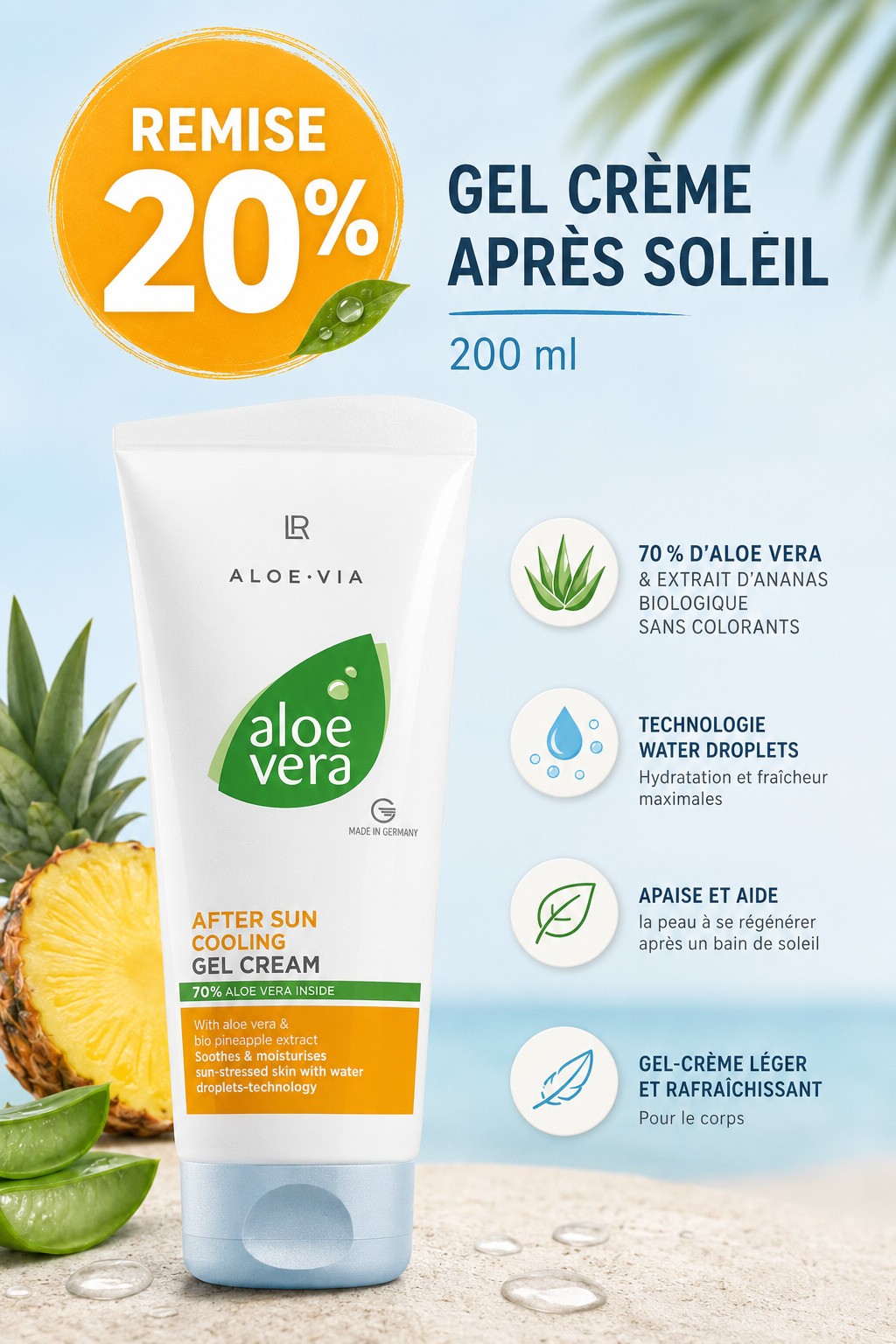 Gel Crème Après-Soleil