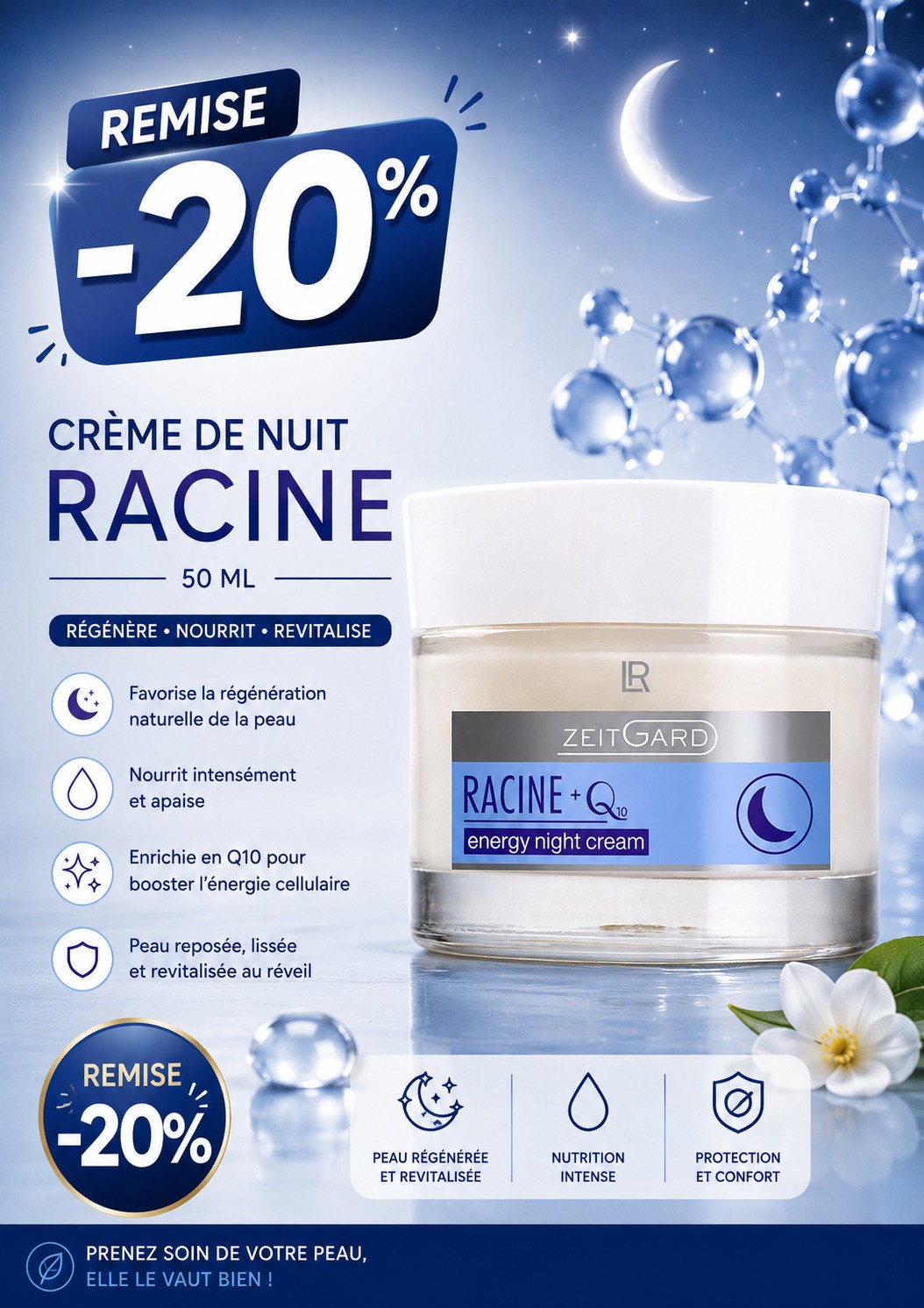 Crème de Nuit Q10