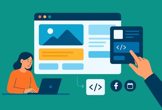Générateur de pages web nocode avec glisser-déposer